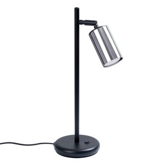 Sollux Lighting L&aacute;mpara de escritorio negro/cromo acero alt. 44