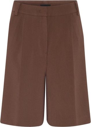 Bruuns Bazaar Cindy Sus BBWinnis Lange Shorts - Dames - Korte Broeken - Bruin - 2XS - Leer - Korte Broeken