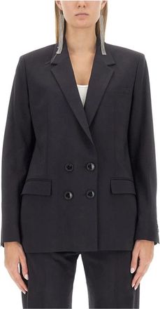 Isabel Marant Blazer - Dames - Blazers - Zwart - S - Wol - Jassen