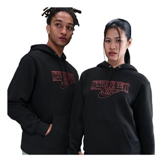 Nike x Stranger Things Fleece Hoodie Black IF8519-010