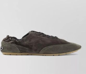 Saint Laurent suede two tone sneakers