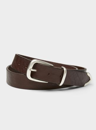 Profuomo Mens Minimalist Western belt