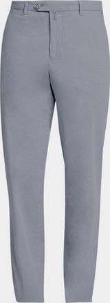 Kiton Men & apos;s Lyocell Straight-Leg Flat-Front Pants