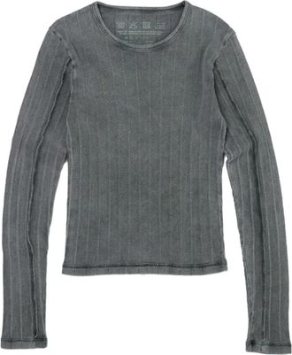 Mfpen Top in maglia a coste - Grigio