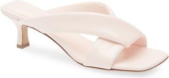Bottega Veneta Riva Kitten Heel Sandal in 5964 Seashell at Nordstrom, Size 10.5Us