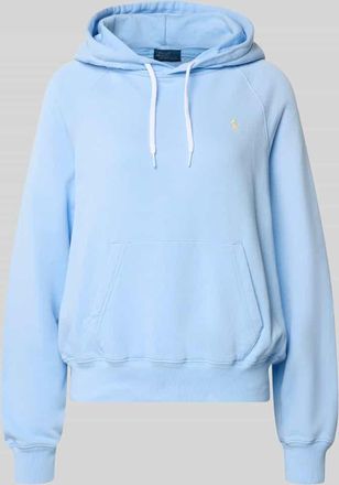 Polo Ralph Lauren Regular Fit Hoodie aus Baumwoll-Mix in Hellblau, Gr&ouml;&szlig;e XXL