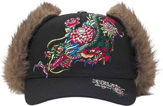 Ed Hardy Gorra Trucker Crawling Dragon Trapper de 5 Paneles - Accessories - unisex - Negro - ONE SIZE