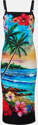 Dolce & Gabbana Printed midi dress