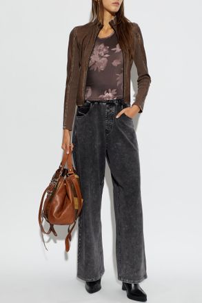 Diesel Top T-ELENEWU, Womens, Pink