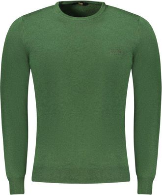 Cavalli Groene Viscose Heren Trui