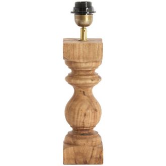 Light & Living Light & Living - L&aacute;mpara De Mesa - Cumani - Natural - Madera