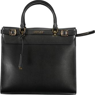 Guess Verstelbare Handtas met Meerdere Vakken - Dames - Handtassen - Zwart - ONE Size - Tassen