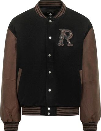 Represent Varsity Bomber - Heren - Bomber jackets - Zwart - M - Wol - Jassen