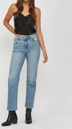 Hidden Jeans Medium Clean Classic Stretch Straight Jean In Medium Wash