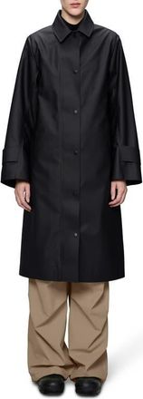 Rains Nara Waterproof Rain Jacket with Removable Hood in Black at Nordstrom, Size X-Small