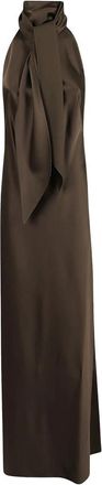 Ralph Lauren Dames, Jurken, Bruin, Maat: 2XS Satijn