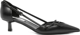 Prada Open-side Patent-leather Heeled Pumps