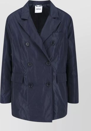 Aspesi double-breasted blazer front pockets