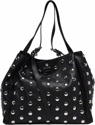 Ermanno Scervino Tassen, Dames, Zwart, ONE Size, Su&egrave;de, Vera Schoudertas