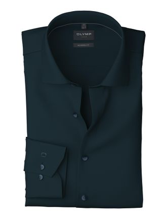 Olymp Langarmhemd &raquo;Luxor modern fit&laquo; unifarben, Global-Kentkragen, Businesshemd, modern fit