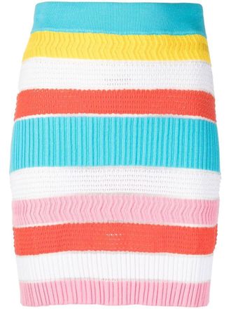 Solid & Striped Gebreide rok - Blauw