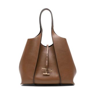 Tod's Dames, Tassen, Bruin, Maat: ONE Size Leer