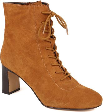 Jones Bootmaker Womens Lorah Leather Lace-Up Boots - Brown - Size UK 5