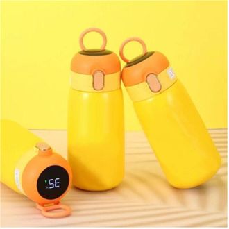 Trade Shop Trade Shop - Termic Borraccia Con Display Led Temperature Thermos Acciaio Inox 420ml Tx-8334