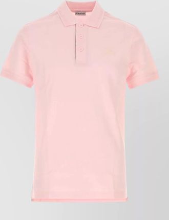 Burberry piquet polo shirt collar short sleeves