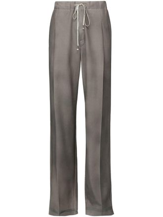 Maison Margiela wide-leg wool trousers - Grey