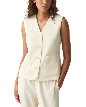 Theory Zig Zag Stitch Vest