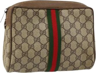 Gucci Pre-owned Cross Body Bags, female, Beige, Size: ONE SIZE Pre-owned Cross Body Bag