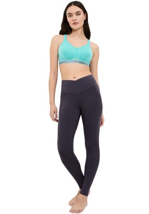 Triumph Sporthose TRIACTION BY TRIUMPH Cardio RTW High-Rise Leggings, Damen, Gr. XL, N-Gr, grau (ink gray), Single Jersey, Obermaterial: 81% Polyamid, 19% Ela