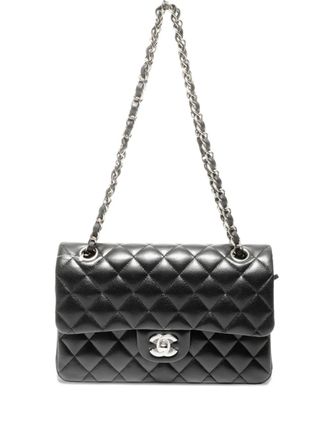 Chanel 2020-2021 quilted chain shoulderbag - women - Lambskin - One Size - Black