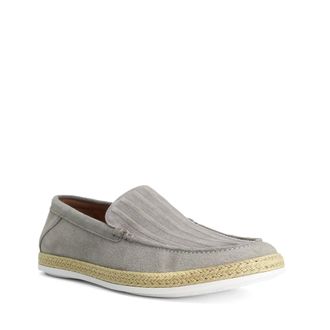 Dune London Mens Barnies - Casual Suede Loafers - Green - Size UK 10
