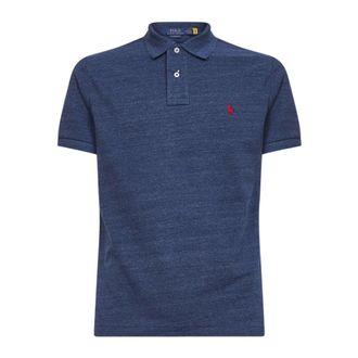Polo Ralph Lauren Polo Shirts, male, Blue, Size: 2XL Polo Ralph Lauren T-shirts and Polos