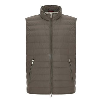 Brunello Cucinelli Quilted Vest - male - Brunello Cucinelli - Waistcoats - Green - 3XL - Jackets