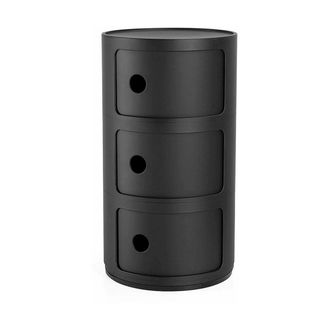 Kartell Componibili Caj&oacute;n De Almacenaje Negro Mate 32 Cm