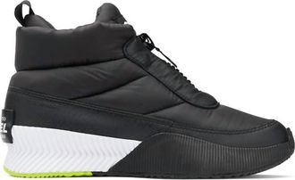 Sorel Womens Out N About Puffy Zip Shoe In Black