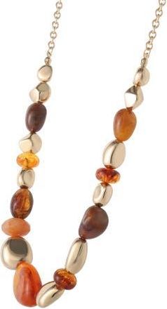 Jessica Simpson Beaded Chunky Necklace Gold-Tone 18+3, Country and Western Jewelry for Women, Country Concert Necklace at Nordstrom
