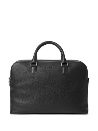 Shinola leather top-handle briefcase - men - Leather - OS - Black