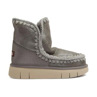 Mou Schoenen, Dames, Grijs, 39 EU, Grijze Enkellaarzen voor Vrouwen