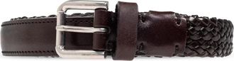 Dolce & Gabbana Leren riem - Heren - Riemen - Bruin - 100 CM - Leer - Accessoires