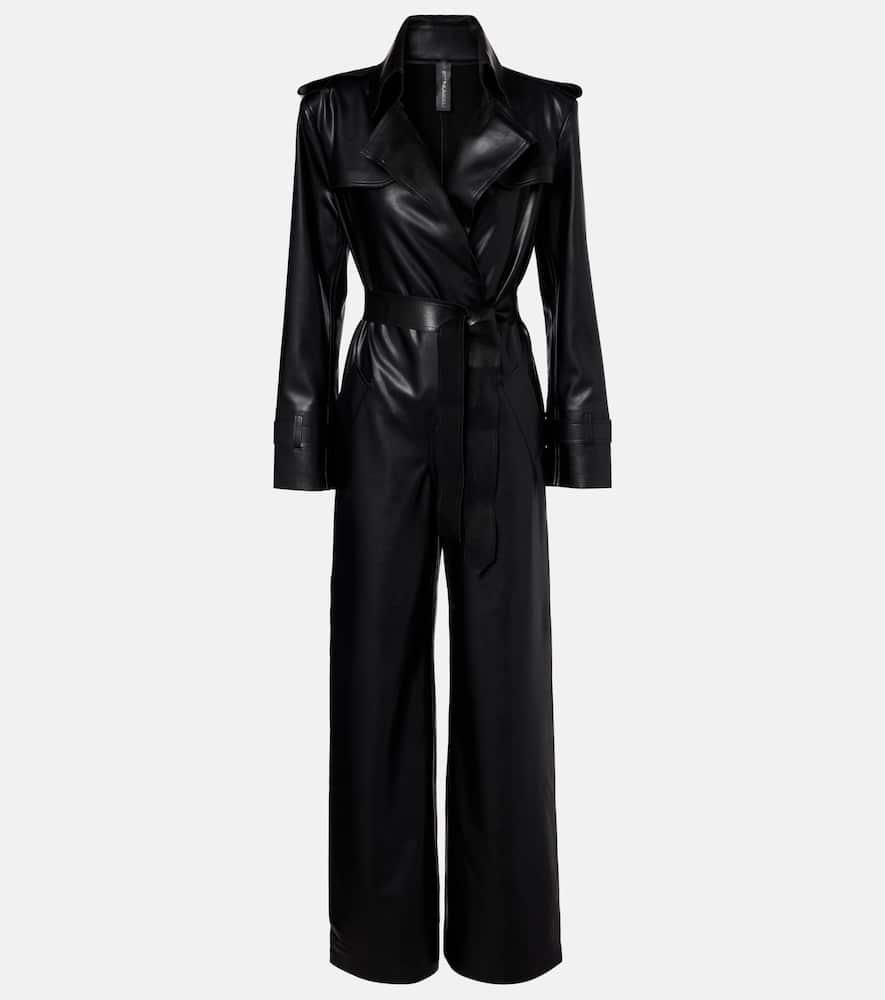 Combinaison Femme Marlene En Polyester - Col En V, Manches Courtes, Ceinture, Taille Unique (34-38), Longueur 145 Cm - 8