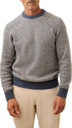 Faherty Donegal Crewneck Wool Blend Sweater in Sea Feeder Marl at Nordstrom Rack, Size Xx-Large