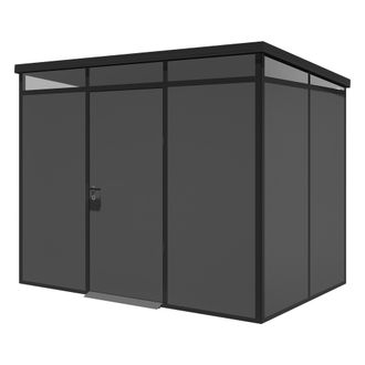 Dmora Caseta De Jard&iacute;n Sucre, Suelo Antideslizante, Con Lucernario, Modular Y Componible, Techo 1 Agua, Material De Techo Pl&aacute;stico