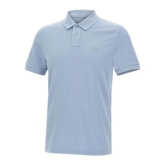 HUGO BOSS Hugo, Polo Shirts, male, Blue, Size: 2XL Passenger Polo