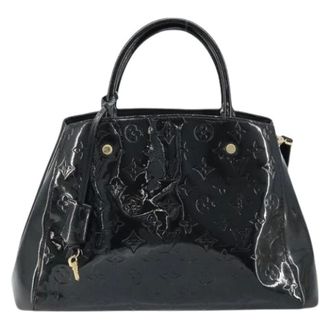 Louis Vuitton Pre-owned Handbags, female, Black, Size: ONE SIZE Pre-owned Montaigne Handbag