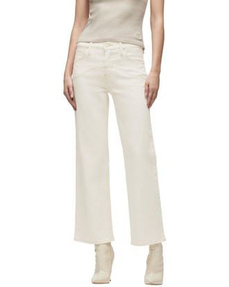 Hudson Rosie Ecru Wide Leg Jean