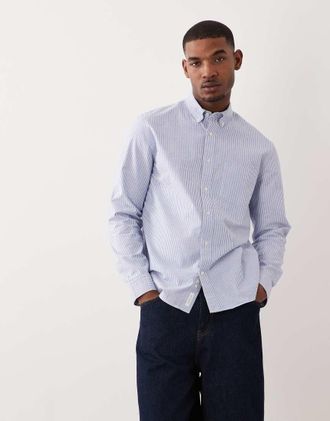 Arket Camicia a righe azzurre-Blu